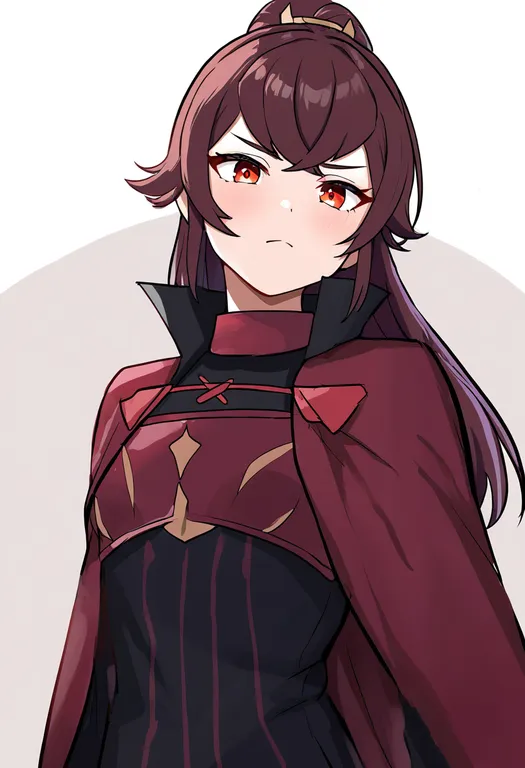 masterpiece, best quality, newest, absurdres, highres, safe, fire_emblem:_hasha_no_tsurugi, solo, simple_background — by k3scat, made with ComfyUI