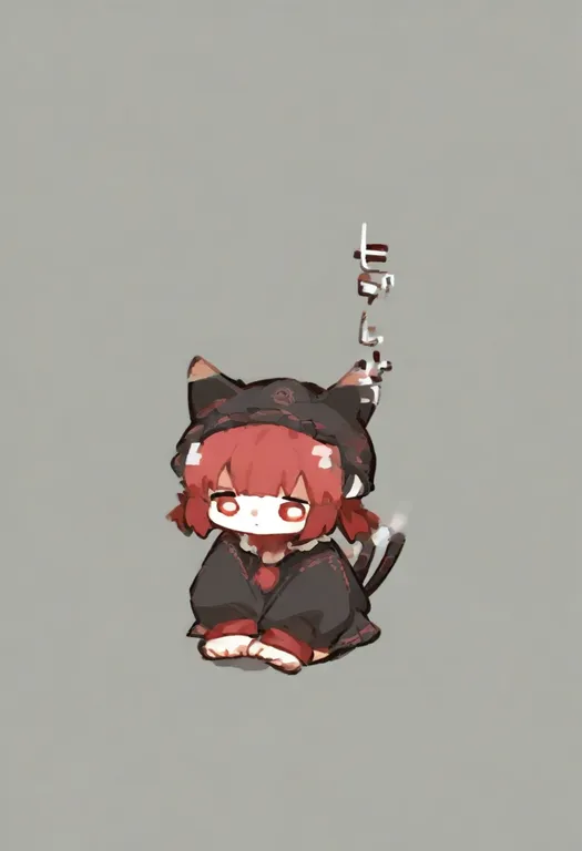 masterpiece, best quality, general, short tail, 1girl, solo, simple background — by k3scat, made with ComfyUI