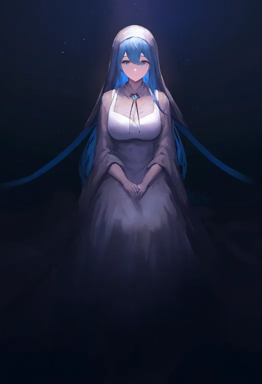 masterpiece, best quality, newest, absurdres, highres, safe, ophelia_(painting), solo, simple_background — by k3scat, made with ComfyUI