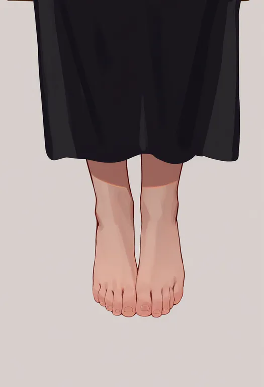masterpiece, best quality, newest, absurdres, highres, safe, feet_on_table, 1girl, solo, simple_background — by k3scat, made with ComfyUI