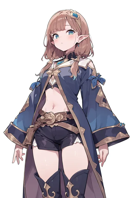 masterpiece, best quality, score_7, safe, atelier escha & logy, solo, simple background — by k3scat, made with ComfyUI