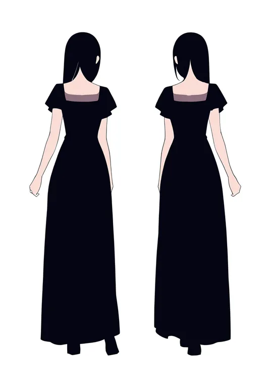 masterpiece, best quality, newest, absurdres, highres, safe, turnaround, 1girl, solo, simple_background — by k3scat, made with ComfyUI