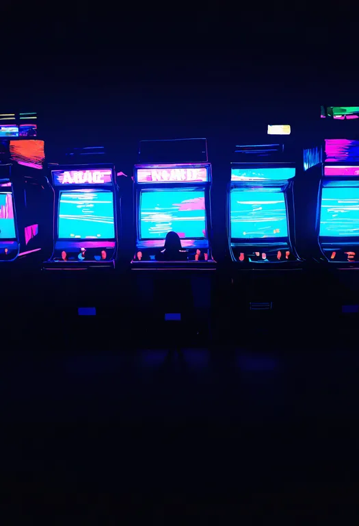 masterpiece, best quality, newest, absurdres, highres, safe, arcade_cabinet, 1girl, solo, simple_background — by k3scat, made with ComfyUI