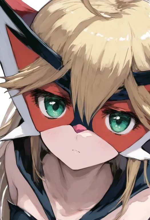 masterpiece, best quality, general, yatterman, solo, simple background — by k3scat, made with ComfyUI
