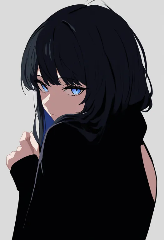 masterpiece, best quality, newest, absurdres, highres, safe, black_arm_warmers, 1girl, solo, simple_background — by k3scat, made with ComfyUI