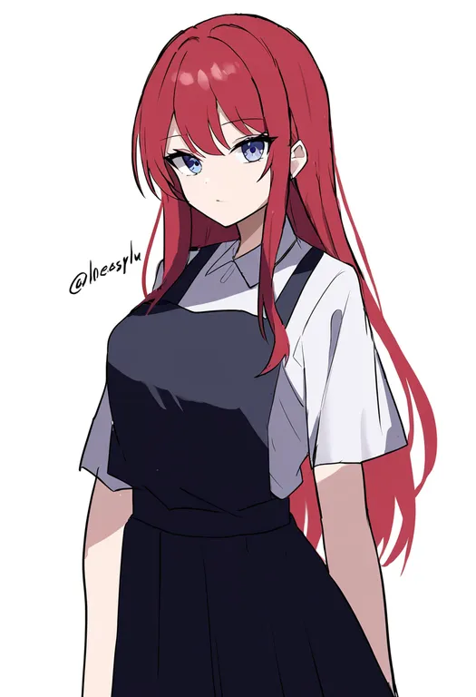 masterpiece, best quality, newest, absurdres, highres, safe, one-hour_drawing_challenge, 1girl, solo, simple_background — by k3scat, made with ComfyUI