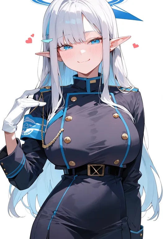 masterpiece, best quality, score_7, safe, hikari (blue archive), blue archive, solo, upper body, simple background — by k3scat, made with ComfyUI