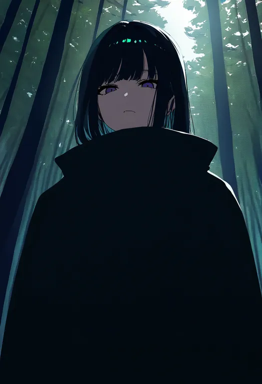 masterpiece, best quality, newest, absurdres, highres, safe, forest_of_pixiv, solo, simple_background — by k3scat, made with ComfyUI