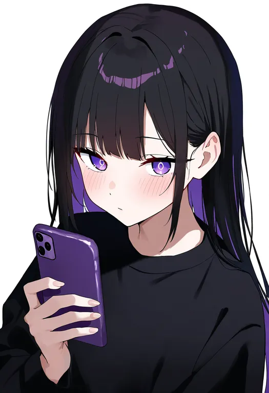 masterpiece, best quality, newest, absurdres, highres, safe, smartphone_case, 1girl, solo, simple_background — by k3scat, made with ComfyUI