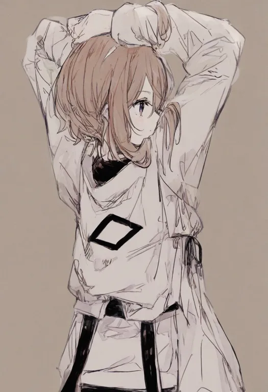 masterpiece, best quality, general, inu x boku ss, solo, simple background — by k3scat, made with ComfyUI