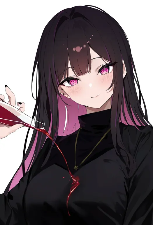 masterpiece, best quality, newest, absurdres, highres, safe, pouring_onto_self, 1girl, solo, simple_background — by k3scat, made with ComfyUI