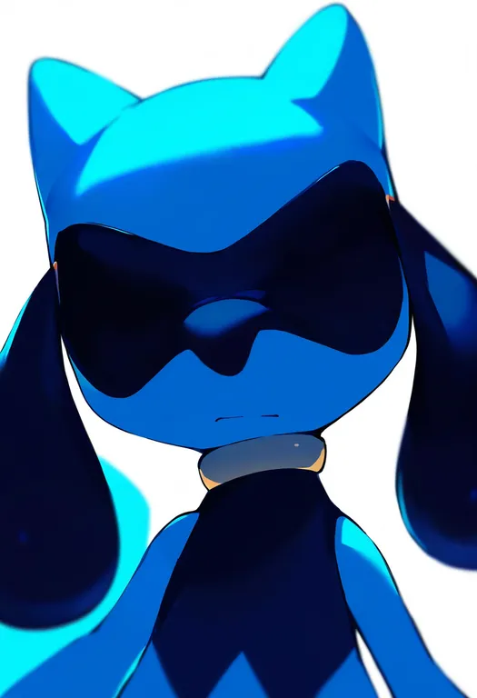 masterpiece, best quality, newest, absurdres, highres, safe, riolu, solo, upper_body, simple_background — by k3scat, made with ComfyUI