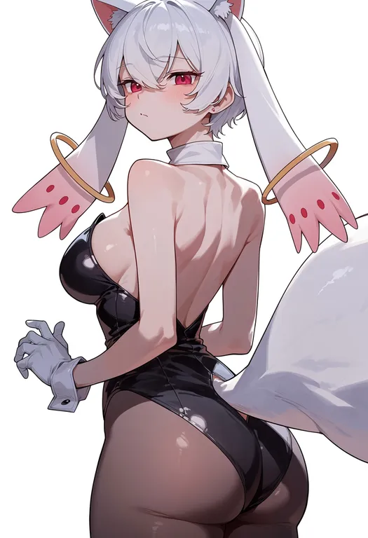 masterpiece, best quality, score_7, safe, kyubey, mahou shoujo madoka magica (anime) — by k3scat, made with ComfyUI