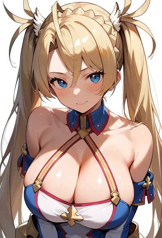 masterpiece, best quality, score_7, safe, bradamante (fate), solo, upper body, simple background — by k3scat, made with ComfyUI