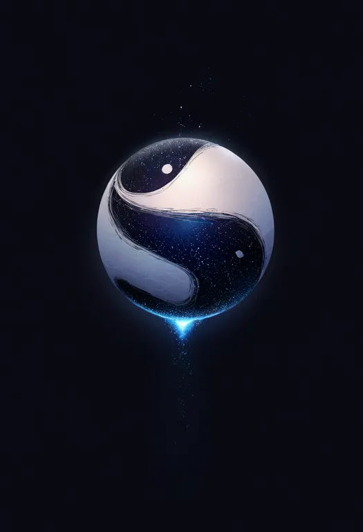 masterpiece, best quality, newest, absurdres, highres, safe, yin_yang_orb, 1girl, solo, simple_background — by k3scat, made with ComfyUI