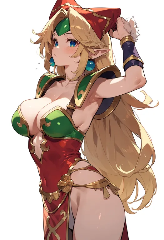 masterpiece, best quality, score_7, safe, seiken densetsu 2, solo, simple background — by k3scat, made with ComfyUI