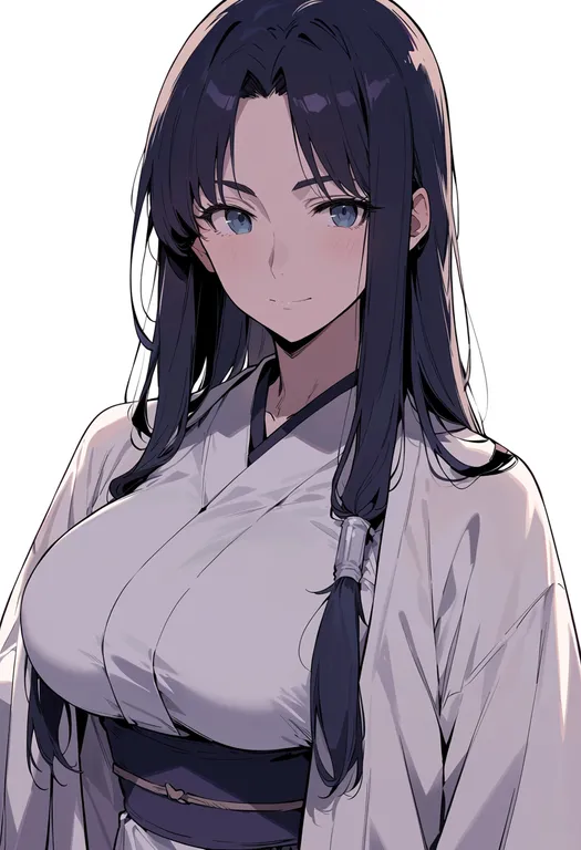 masterpiece, best quality, score_7, safe, hebi nyoubou (fate), solo, upper body, simple background — by k3scat, made with ComfyUI