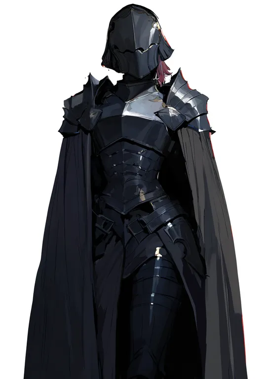 masterpiece, best quality, newest, absurdres, highres, safe, leg_armor, 1girl, solo, simple_background — by k3scat, made with ComfyUI