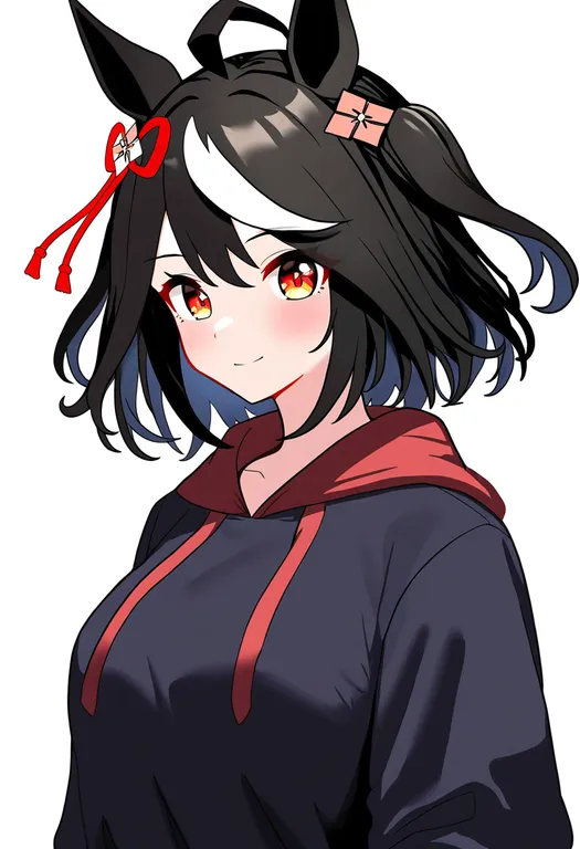 masterpiece, best quality, newest, absurdres, highres, safe, kitasan_black_(umamusume), umamusume, solo, upper_body… — by k3scat, made with ComfyUI