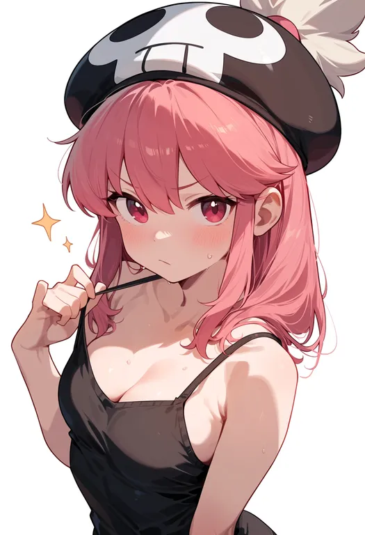 masterpiece, best quality, score_7, safe, jakuzure nonon, solo, upper body, simple background — by k3scat, made with ComfyUI