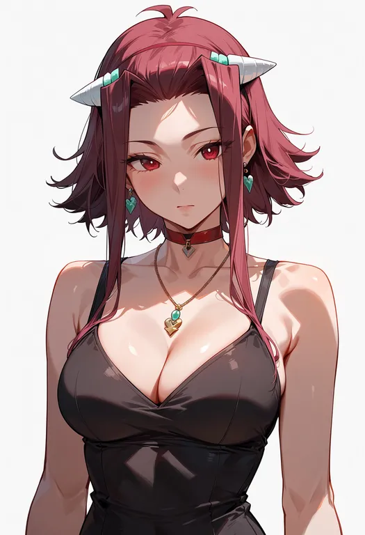 masterpiece, best quality, score_7, safe, izayoi aki, solo, upper body, simple background — by k3scat, made with ComfyUI