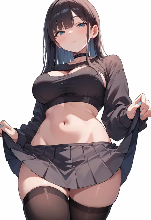 masterpiece, best quality, score_7, safe, daitoshokan no hitsujikai, solo, simple background — by k3scat, made with ComfyUI