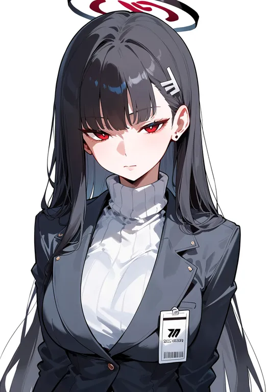 masterpiece, best quality, score_7, safe, sensei (blue archive the animation), blue archive the animation, solo… — by k3scat, made with ComfyUI