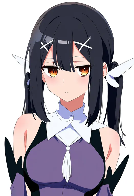 masterpiece, best quality, newest, absurdres, highres, safe, miyu_edelfelt, solo, upper_body, simple_background — by k3scat, made with ComfyUI