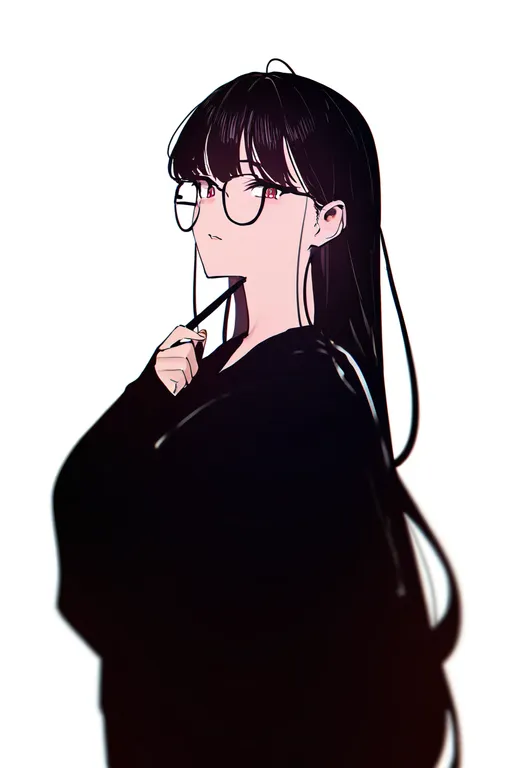 masterpiece, best quality, newest, absurdres, highres, safe, holding_brush, 1girl, solo, simple_background — by k3scat, made with ComfyUI