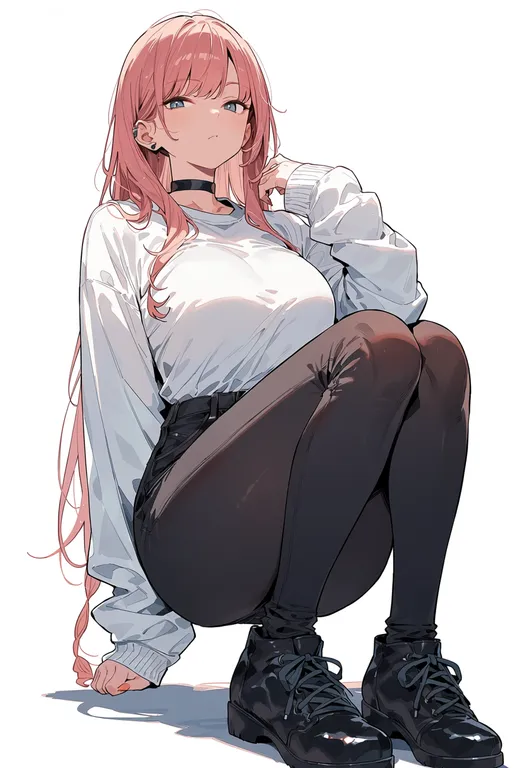 masterpiece, best quality, score_7, safe, full page comic, 1girl, solo, simple background — by k3scat, made with ComfyUI