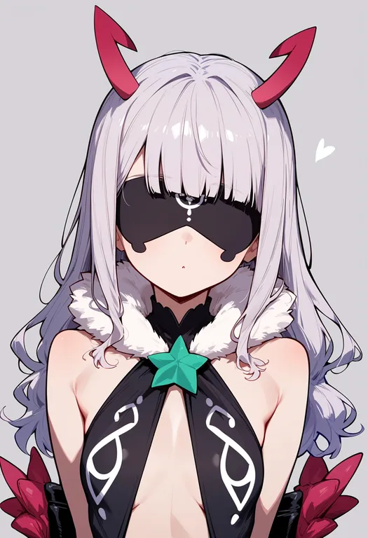 masterpiece, best quality, score_7, safe, venera-sama, solo, upper body, simple background — by k3scat, made with ComfyUI