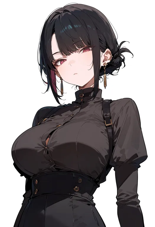 masterpiece, best quality, score_7, safe, tavern, 1girl, solo, upper body, simple background — by k3scat, made with ComfyUI
