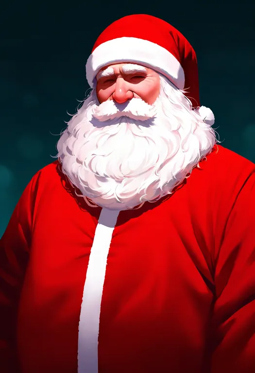 masterpiece, best quality, newest, absurdres, highres, safe, santa_claus, solo, upper_body — by k3scat, made with ComfyUI