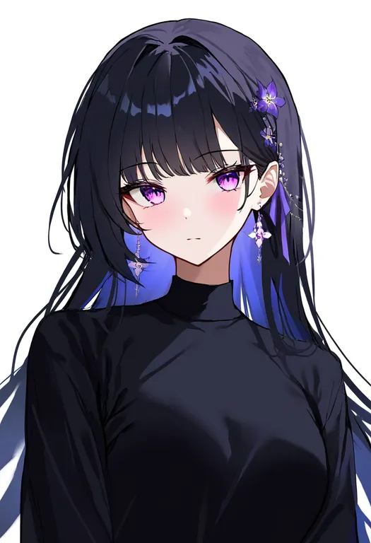 masterpiece, best quality, newest, absurdres, highres, safe, ear_flower, 1girl, solo, simple_background — by k3scat, made with ComfyUI