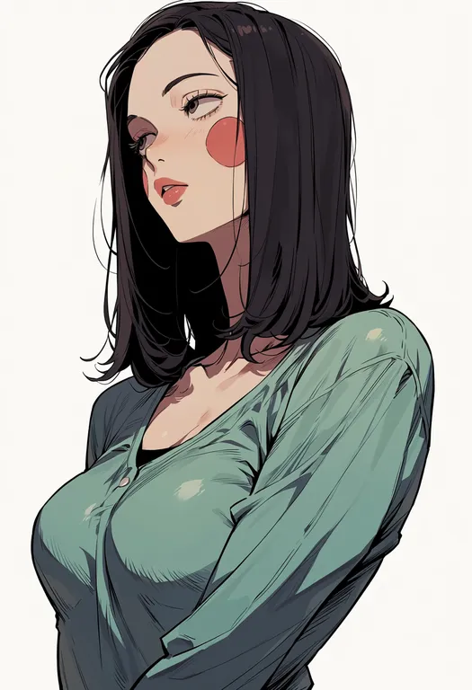 masterpiece, best quality, score_7, safe, ekubo (mob psycho 100), mob psycho 100, solo, upper body, simple background — by k3scat, made with ComfyUI