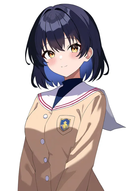 masterpiece, best quality, newest, absurdres, highres, safe, hikarizaka_private_high_school_uniform, 1girl, solo… — by k3scat, made with ComfyUI