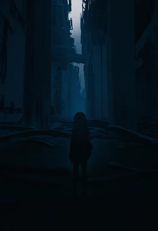 masterpiece, best quality, newest, absurdres, highres, safe, abandoned, 1girl, solo, simple_background — by k3scat, made with ComfyUI