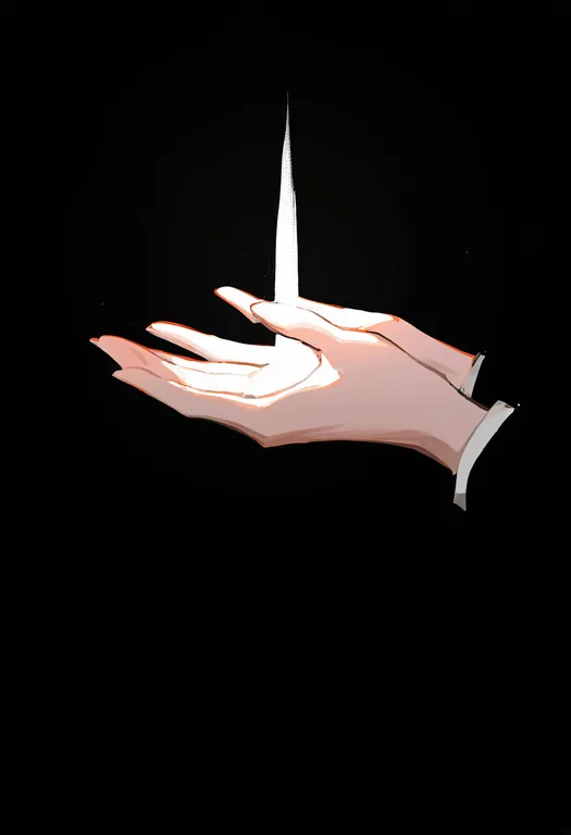 masterpiece, best quality, newest, absurdres, highres, safe, in_palm, 1girl, solo, simple_background — by k3scat, made with ComfyUI