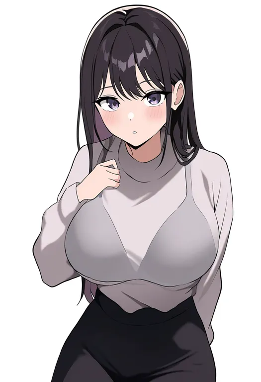 masterpiece, best quality, newest, absurdres, highres, safe, string_bra, 1girl, solo, simple_background — by k3scat, made with ComfyUI