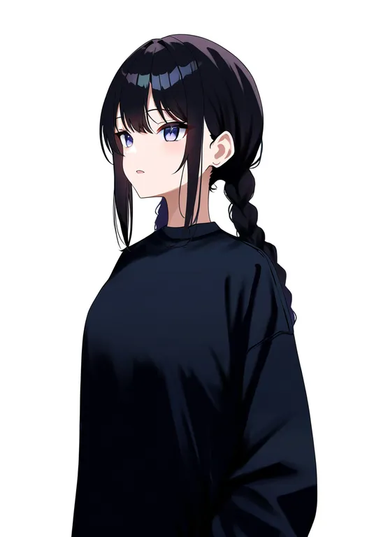 masterpiece, best quality, newest, absurdres, highres, safe, twintails_with_braided_base, 1girl, solo, simple_background — by k3scat, made with ComfyUI