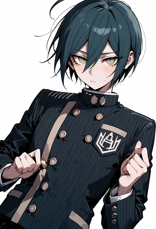 masterpiece, best quality, score_7, safe, saihara shuichi, danganronpa v3: killing harmony — by k3scat, made with ComfyUI