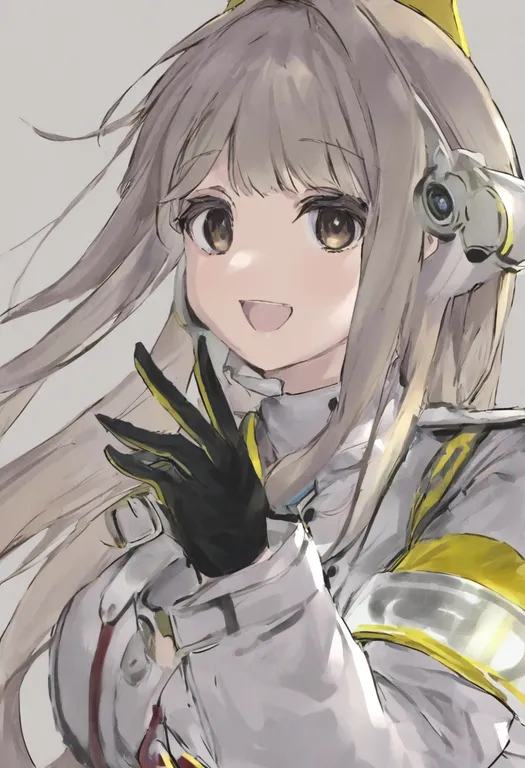 masterpiece, best quality, general, two-tone gloves, 1girl, solo, simple background — by k3scat, made with ComfyUI