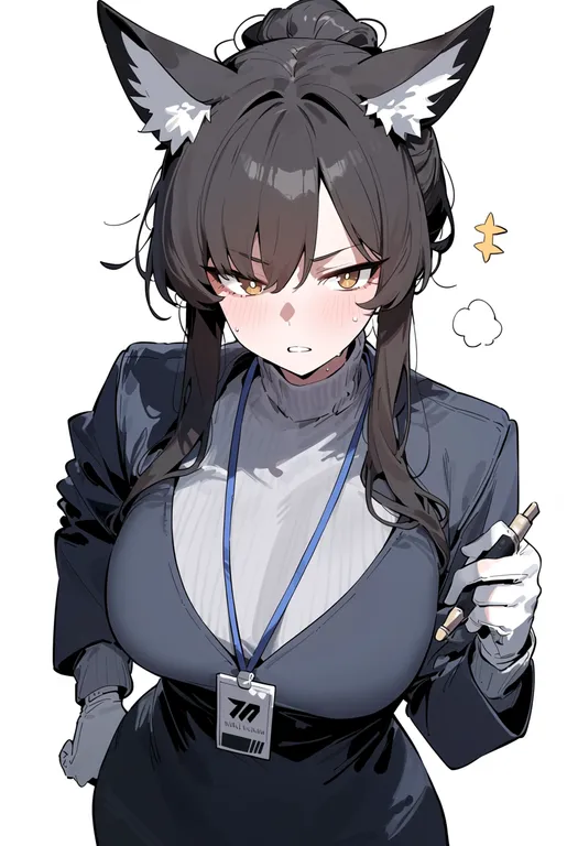 masterpiece, best quality, score_7, safe, kanna (blue archive), blue archive, solo, upper body, simple background — by k3scat, made with ComfyUI