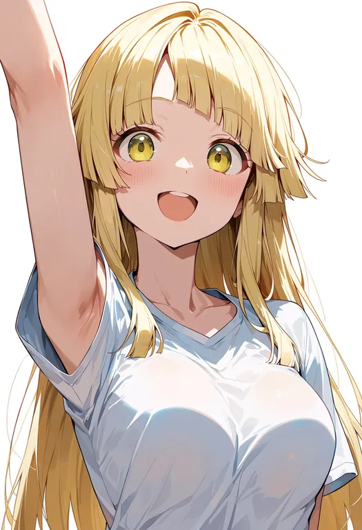masterpiece, best quality, score_7, safe, tsurumaki kokoro, solo, upper body, simple background — by k3scat, made with ComfyUI