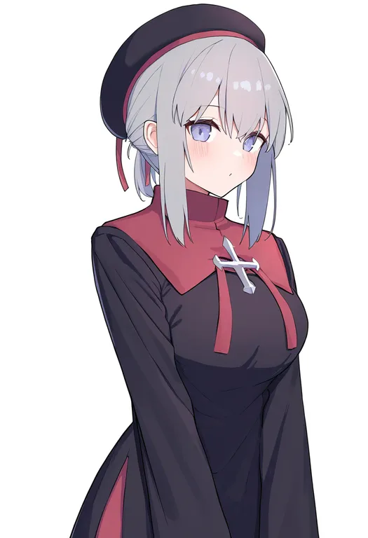 masterpiece, best quality, newest, absurdres, highres, safe, summon_night_4, solo, simple_background — by k3scat, made with ComfyUI