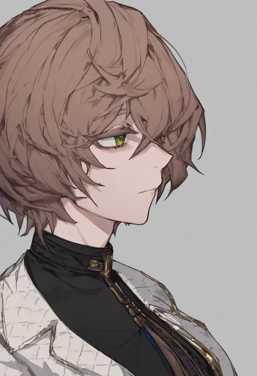 masterpiece, best quality, general, black survival, solo, simple background — by k3scat, made with ComfyUI