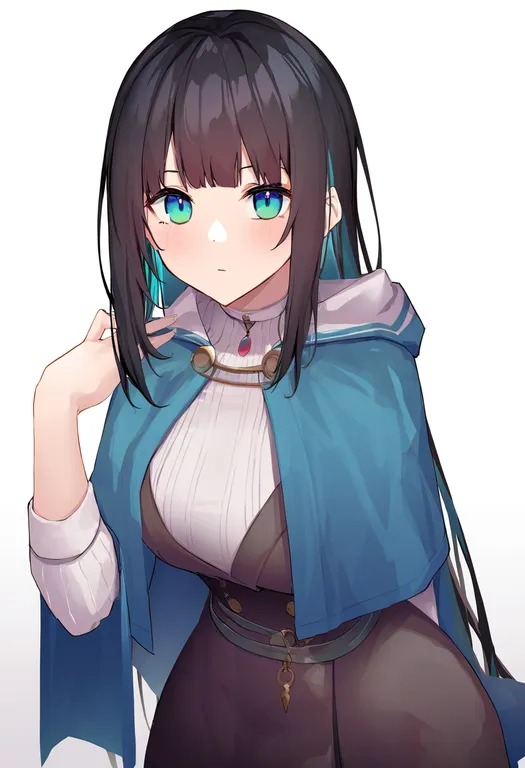 masterpiece, best quality, newest, absurdres, highres, safe, atelier_lise, solo, simple_background — by k3scat, made with ComfyUI