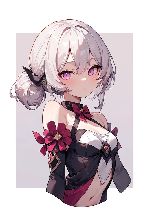 masterpiece, best quality, score_7, safe, luna (honkai impact), solo, upper body, simple background — by k3scat, made with ComfyUI