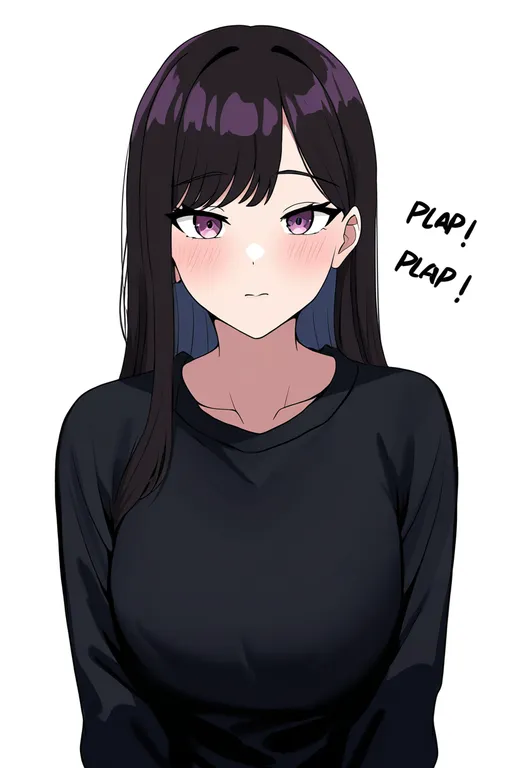 masterpiece, best quality, newest, absurdres, highres, safe, plap, 1girl, solo, simple_background — by k3scat, made with ComfyUI