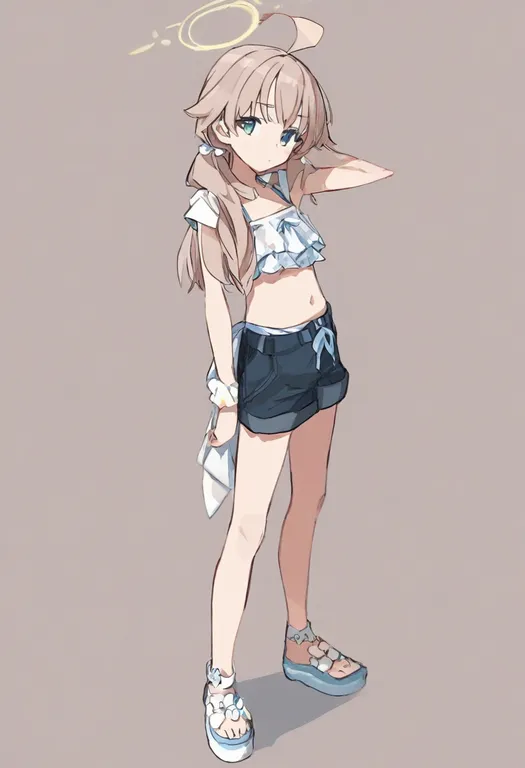 masterpiece, best quality, general, bikini, 1girl, solo, full body, simple background — by k3scat, made with ComfyUI
